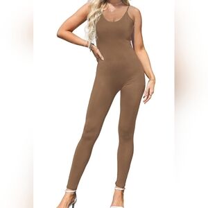 Women's Seamless Bodycon Jumpsuit Size XL